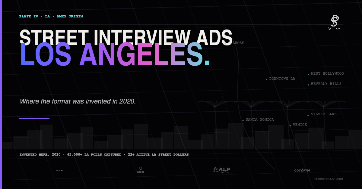 Street Interview Ads LA: The 2026 Guide From The Agency That Invented The Format In Los Angeles
