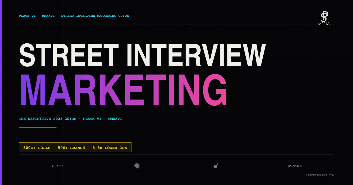 Street Interview Marketing: The Definitive 2026 Guide