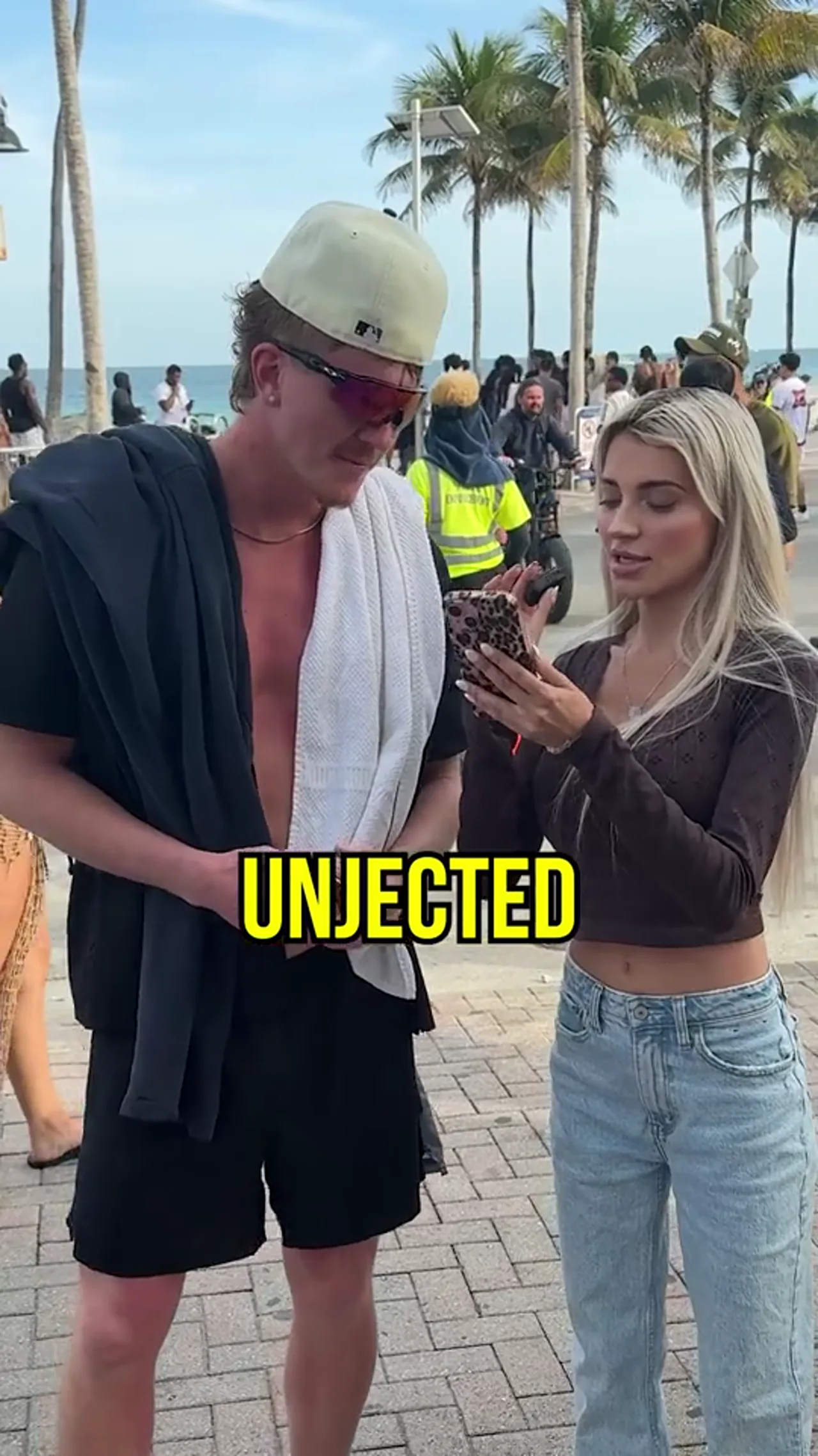 Unjected